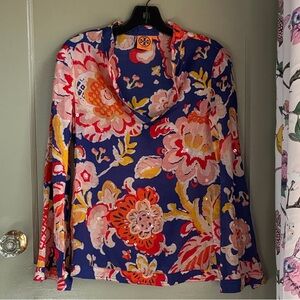 Tory Burch Stephanie Floral Print Cotton Women's Top - 2